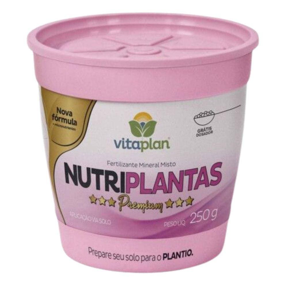 Adubo Mineral Misto NUTRIPLANTAS Premium (250g) VITAPLAN
