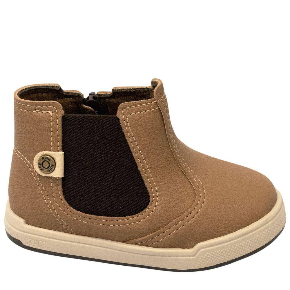 Botina Infantil Menino Casual Dia a Dia com Zíper Klin 166.180