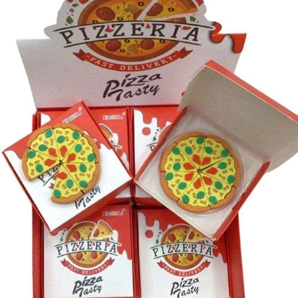 Borracha De Pizza Com 7 Fatias Papelaria