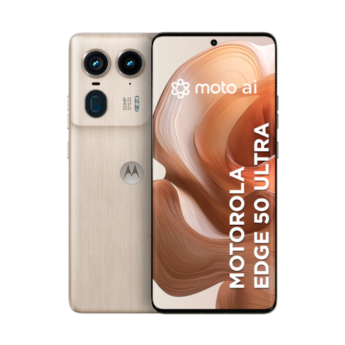 imagem-Smartphone Motorola Edge 50 Ultra 5G - 512GB 24GB (12GB RAM+12GB Ram Boost) 50MP Ultra-Pixel AI Camera IP68 NFC - Wood