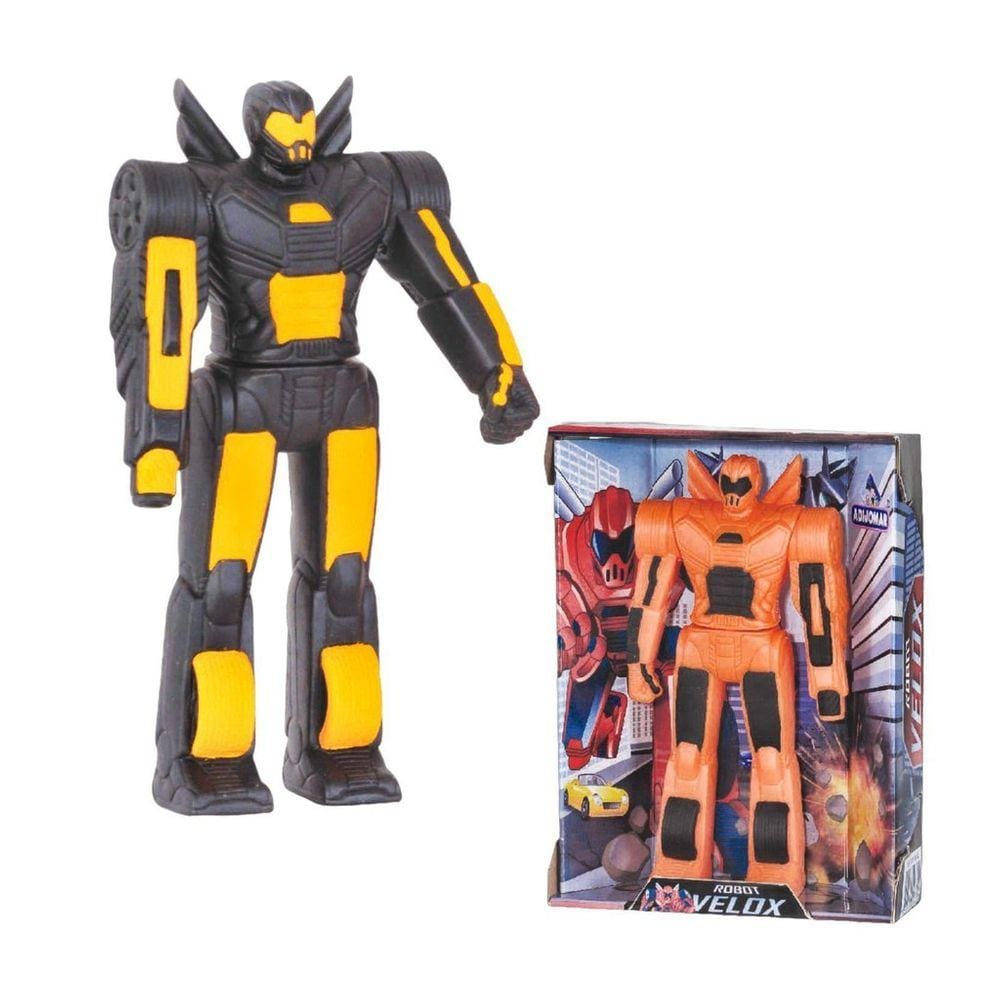Boneco Ação Robô Velox Robot Brinquedo Barato Menino