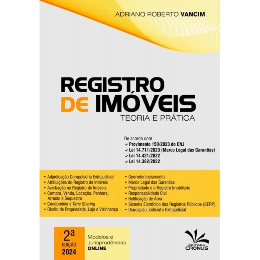 Registro De Imóveis: Teoria e Prática