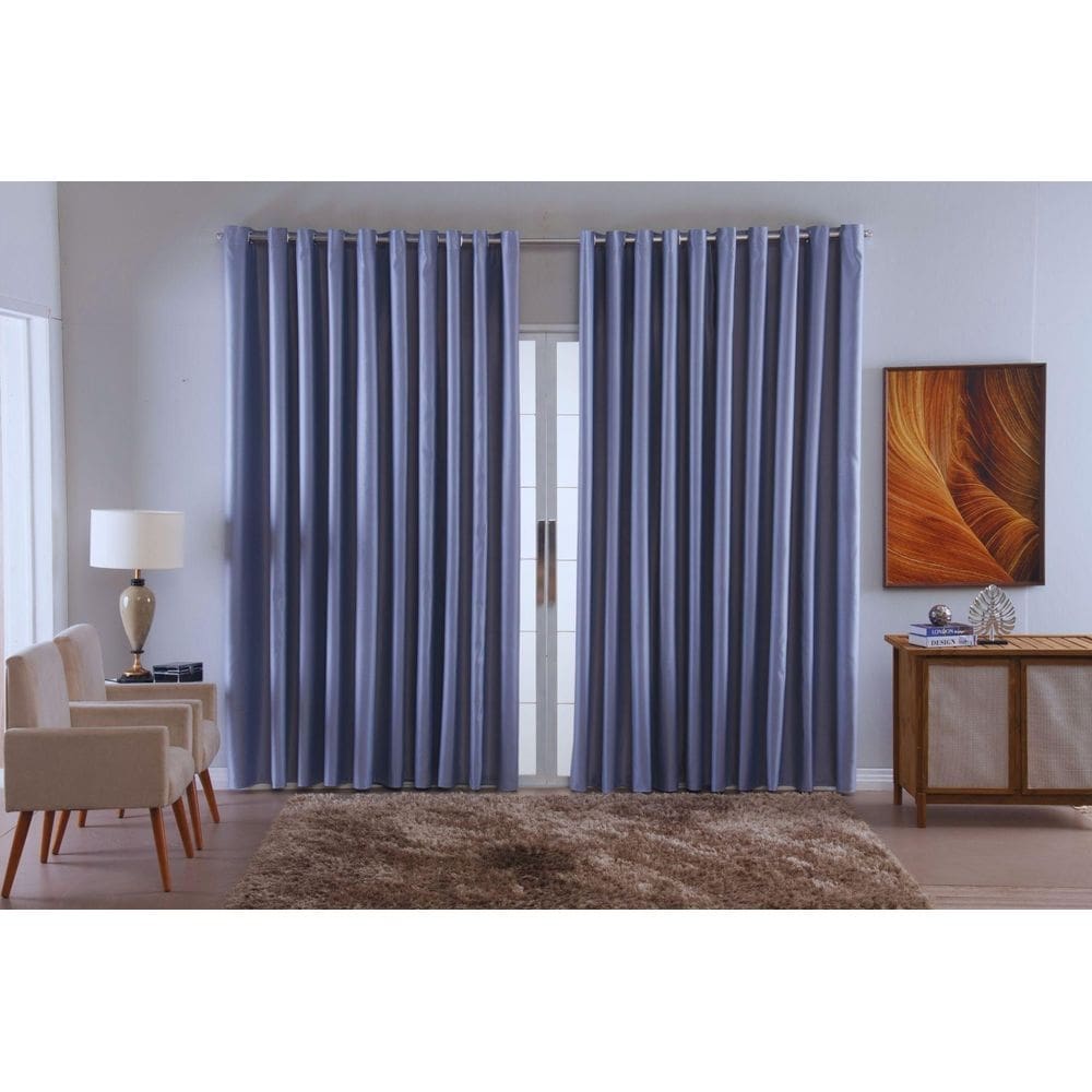 Cortina Para Sala Quarto Blackout Tecido 3,00X2,50 Ellegance
