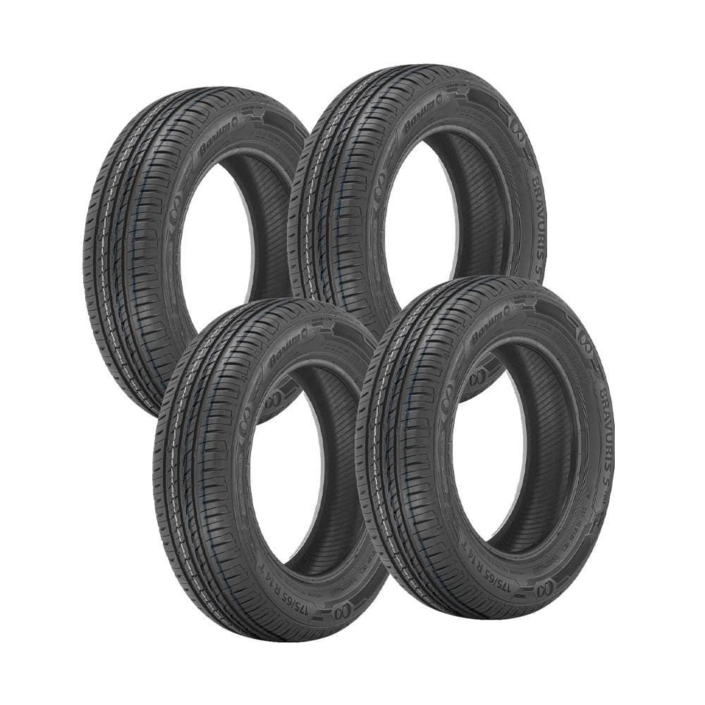 Jogo 4 Pneus Barum by Continental Aro 14 Bravuris 5HM 185/70R14 88H