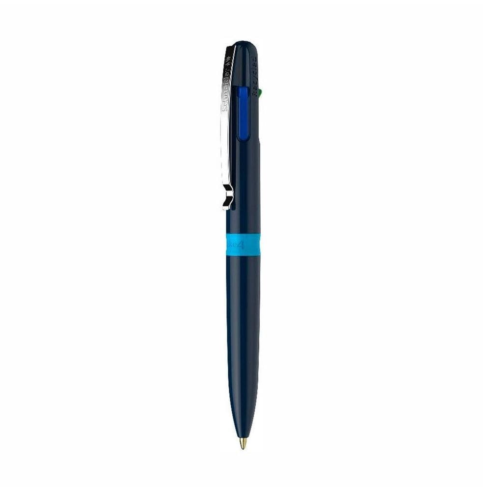 Esferográfica Multifuncional Take 4 - Azul Escuro