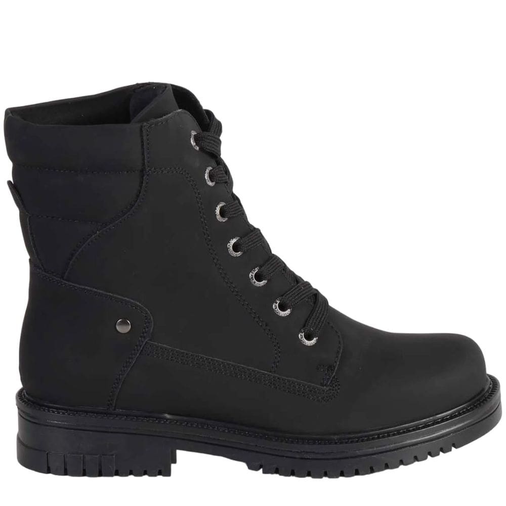 Bota Coturno Feminino Casual Dia a Dia Cano Médio Salto Baixo Mooncity 72199