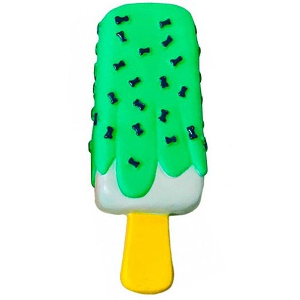 Brinquedo mordedor para Cachorro Sorvete Picolé colorido para cães The Pets Brasil