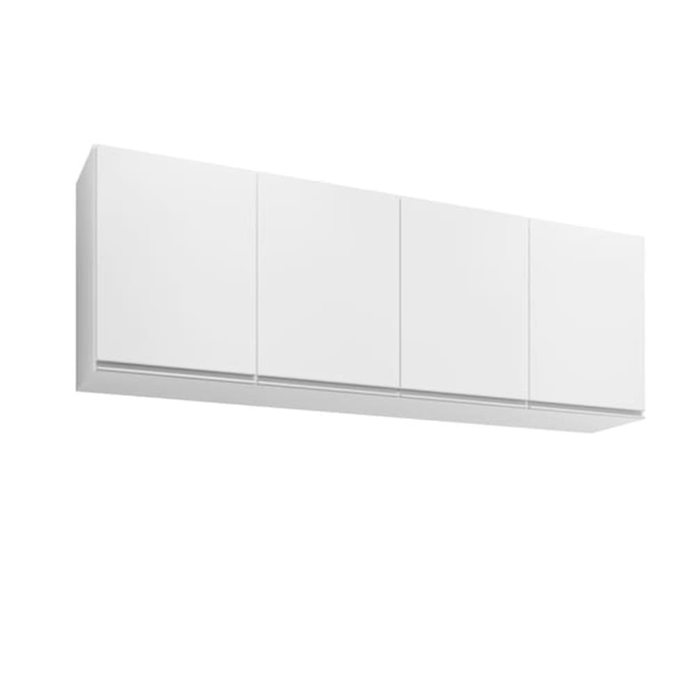 Armário Lavinia Cozinha  160cm Branco - Vallisa Decor