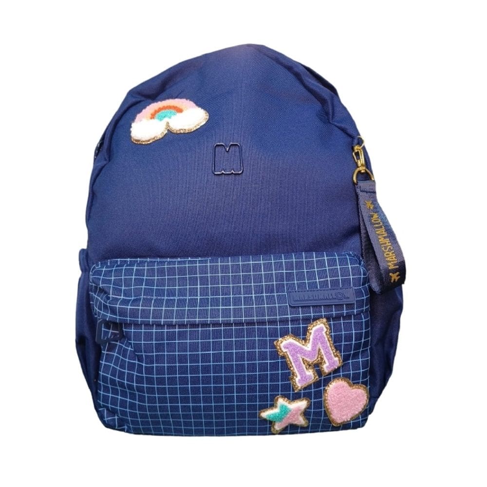 Mochila de Costas para Notebook Azul Patche Marshmallow by DKT Diplomata