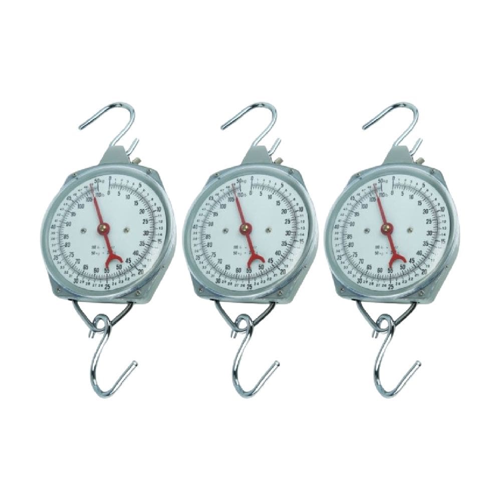 Kit 3 Dinamômetro Circular Faixa 0 A 50Kgf Indicação Analógica Tipo Relógio Ar-1050 Portátil Instrutherm