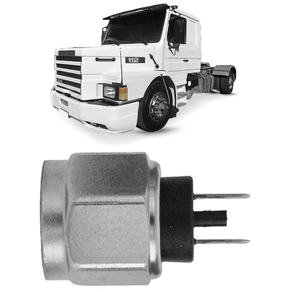 Interruptor Luz de Freio Scania S112 T112 5W 0,1 0,8 Bar VDO