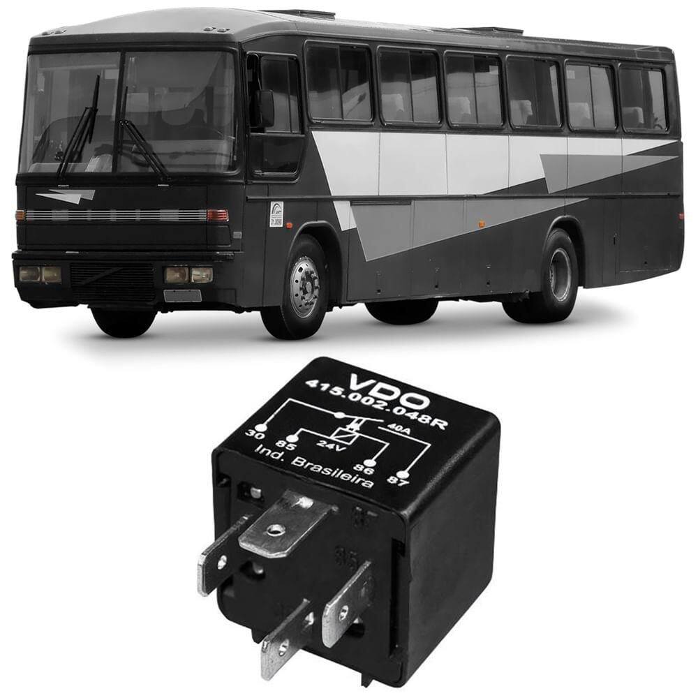Relé Auxiliar Scania K-112 R-112 R-113 R-142 T-142 24V 40A