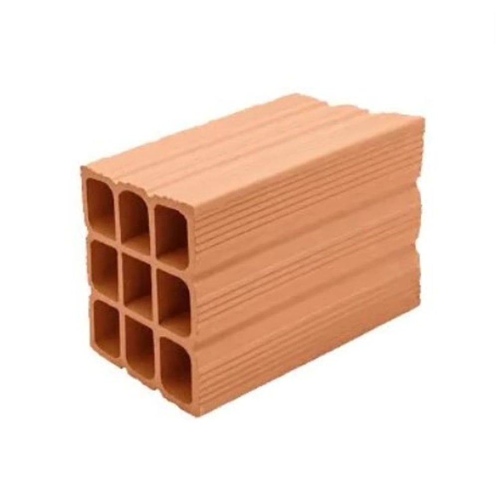 Tijolo 9 Furos 14X19x24 Ceramico