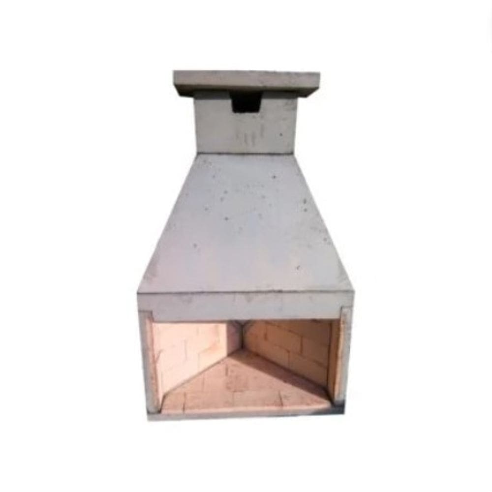 Lareira De Canto 0,92M Completa