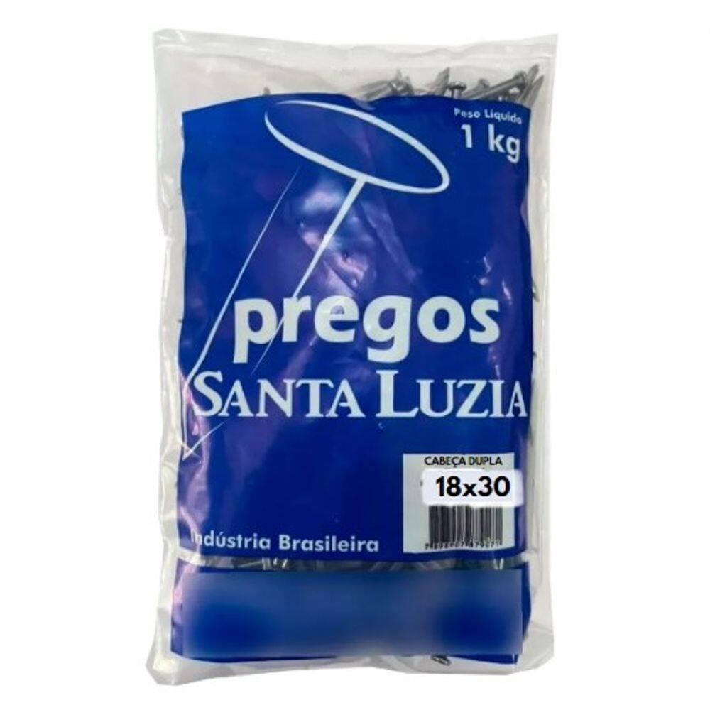 Prego Com Cabeca Dupla 18X30 Santa Luzia