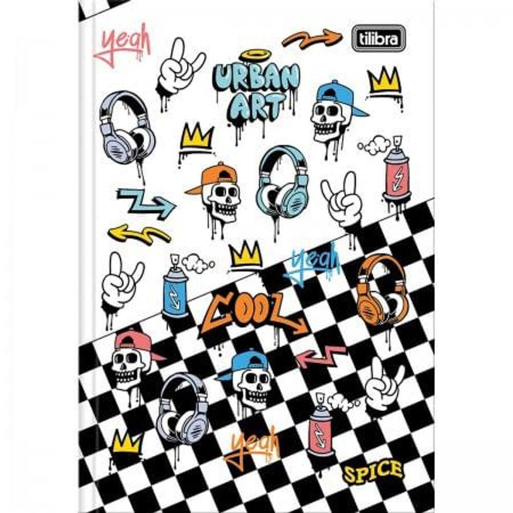 Caderno 1/4 brochura Spice 80fls - Capa 4- Tilibra
