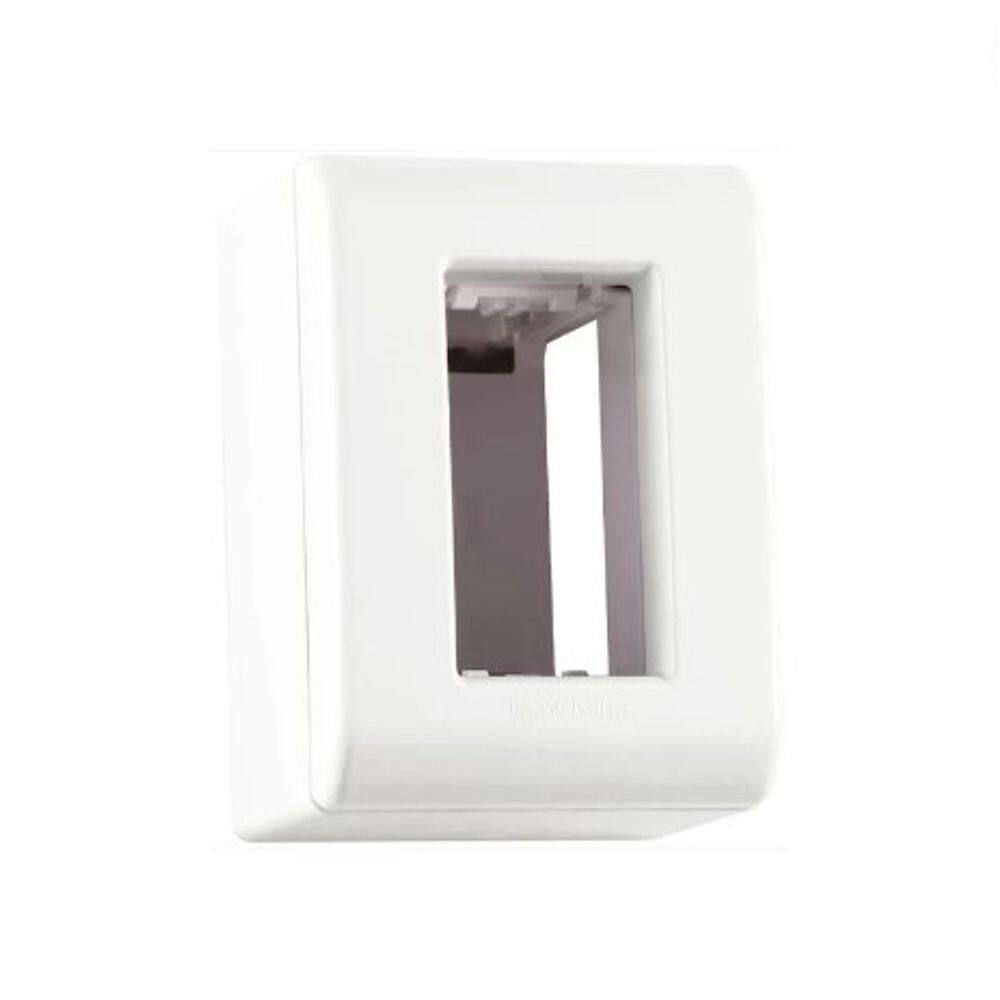 Caixa Sobrepor 1 Modulo Lizflex Branca Tramontina