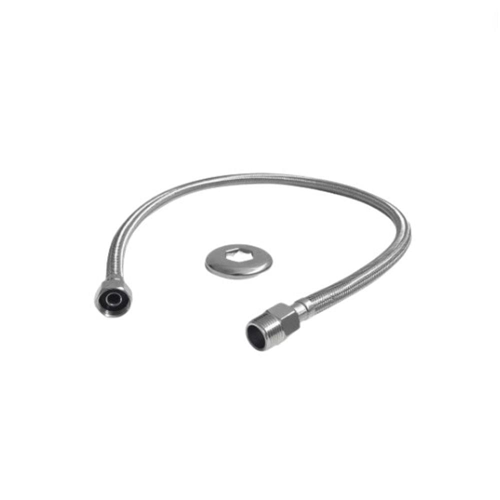 Engate Flexivel Trancado 60Cm Inox Flvx Hidro