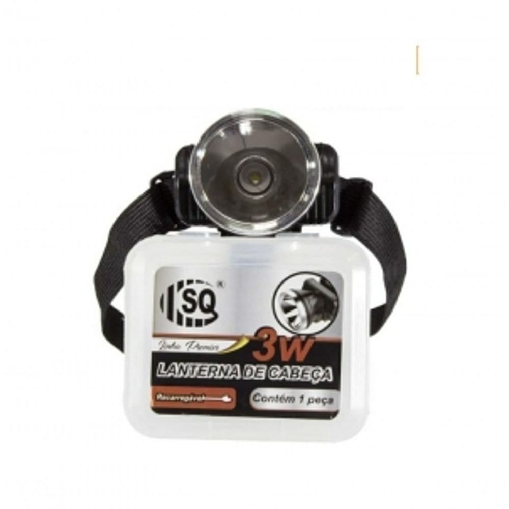 Lanterna De Cabeça 3W (Sq3810)