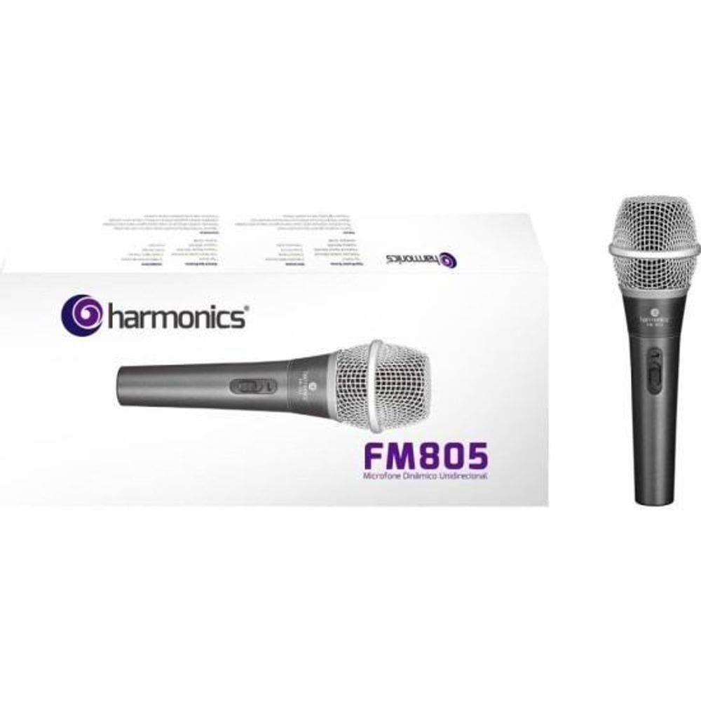 Microfone Harmonics FM-805 Dinâmico [F002]