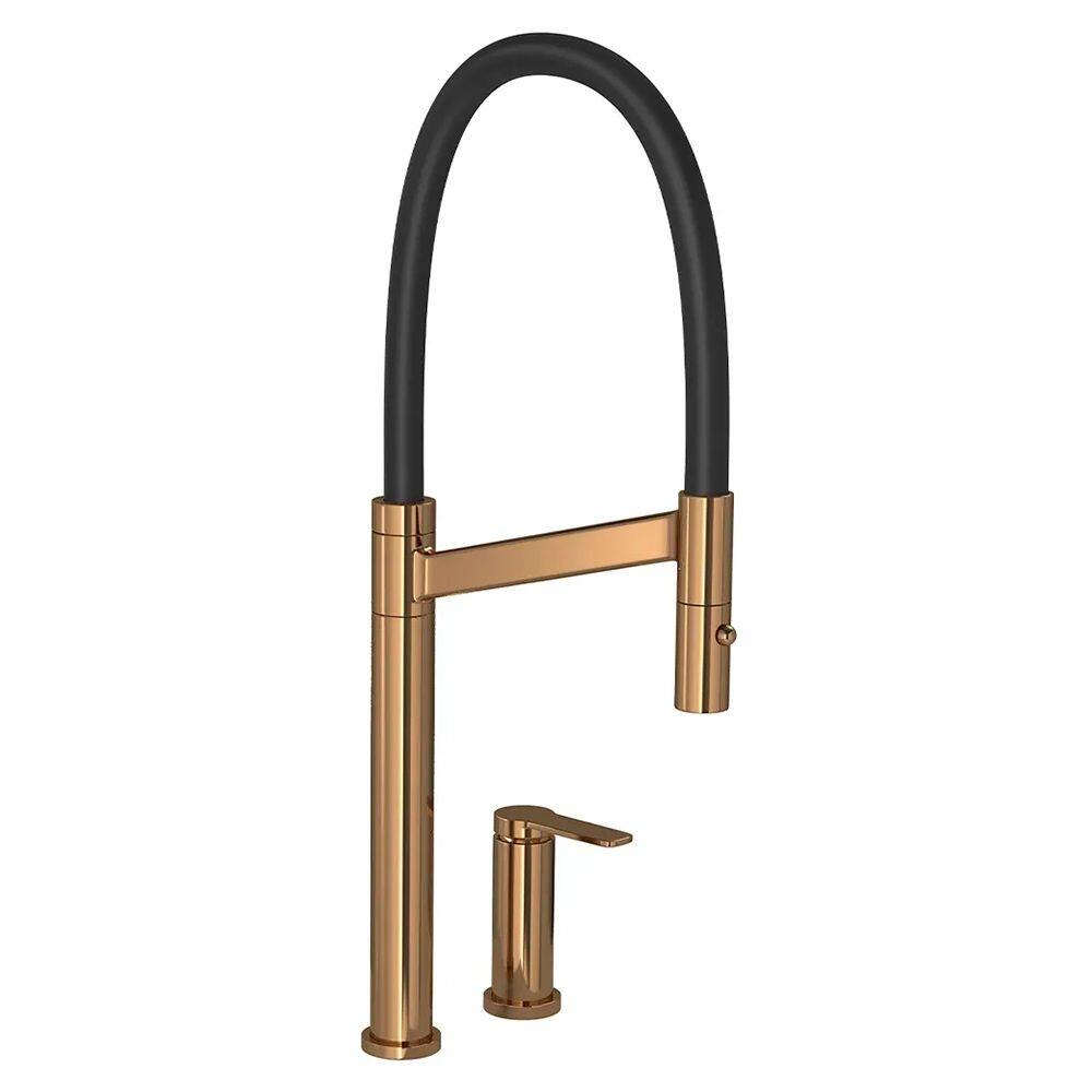 Torneira Misturador Monocomando Deca Colore 2289.GL.RD.PT de Bancada Red Gold/Preto