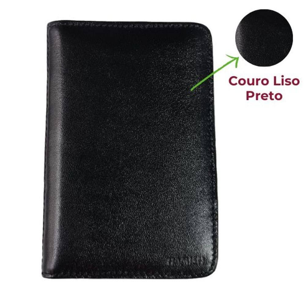 Porta Passaporte em Couro | HAMISH