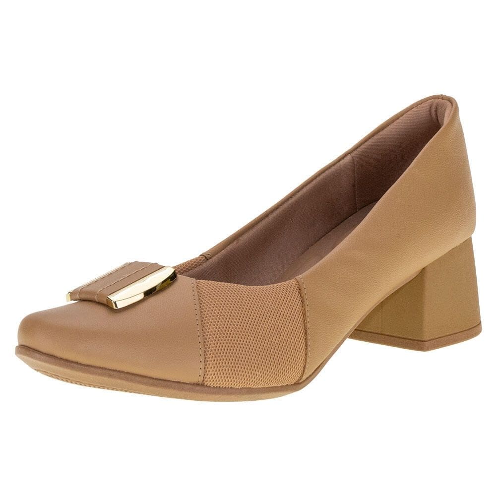Sapato Feminino Salto Grosso Usaflex Ak0303