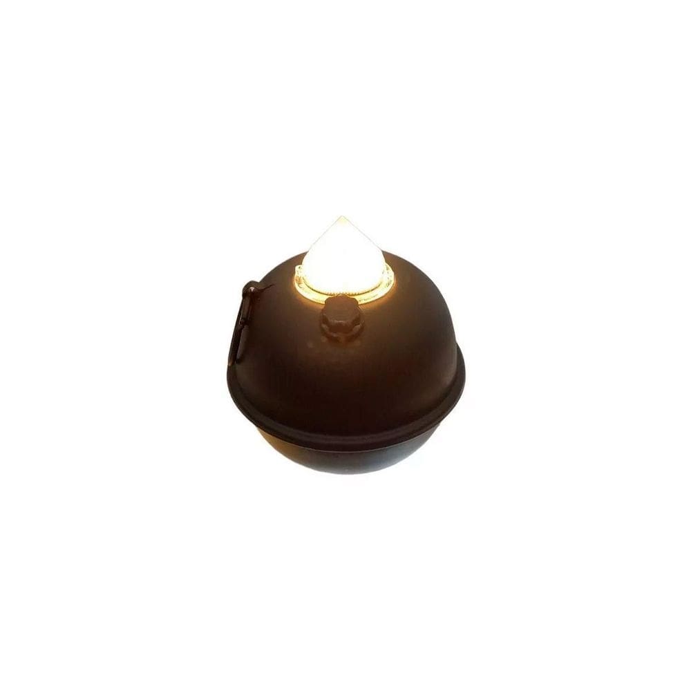 Luminária Mesa Decorativa Bujãozinho Metal A Pilha Led