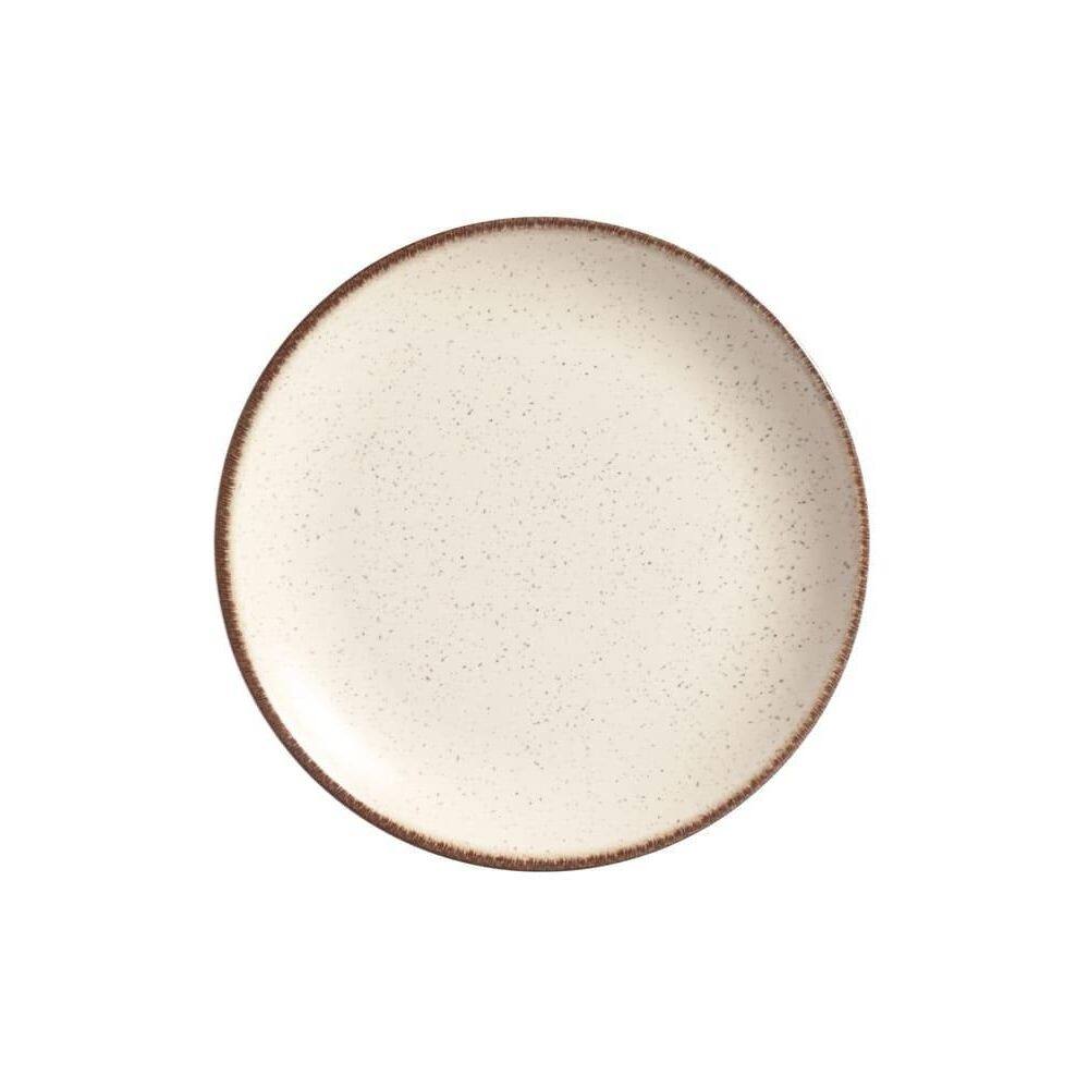 Conjunto Com 6 Pratos De Sobremesa Coup Vanilla 21Cm