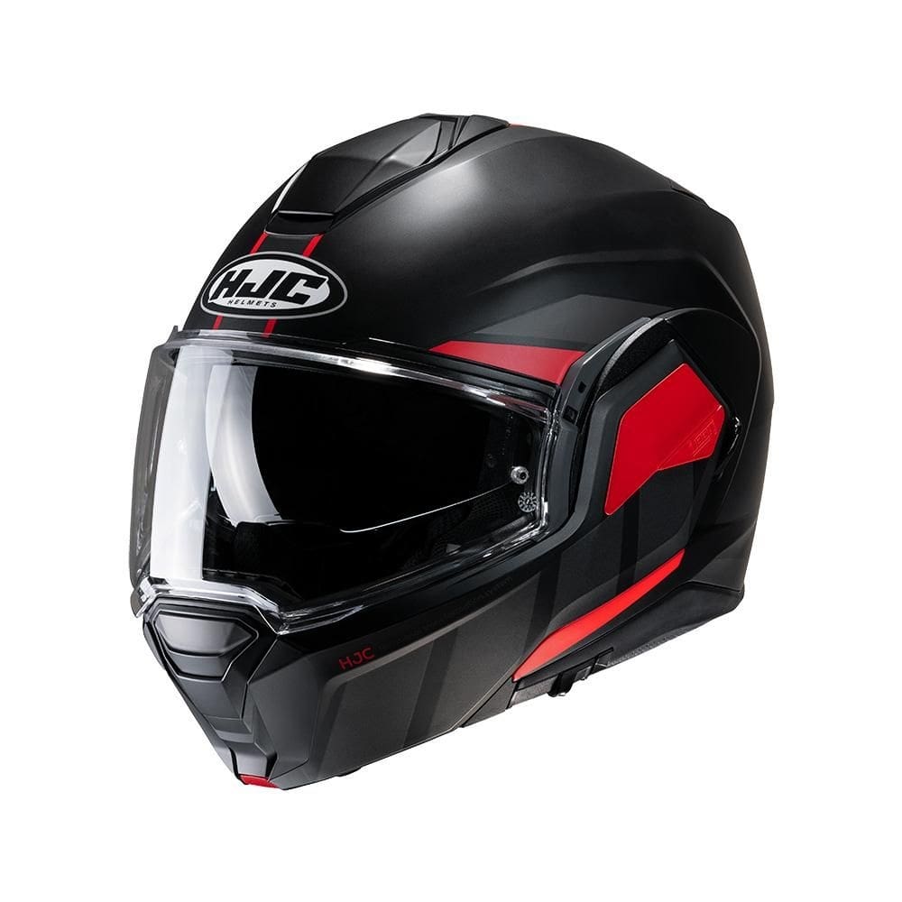 Capacete Hjc I100 180 Beis Preto CINZA ESCURO E Vermelho 61 [F016]