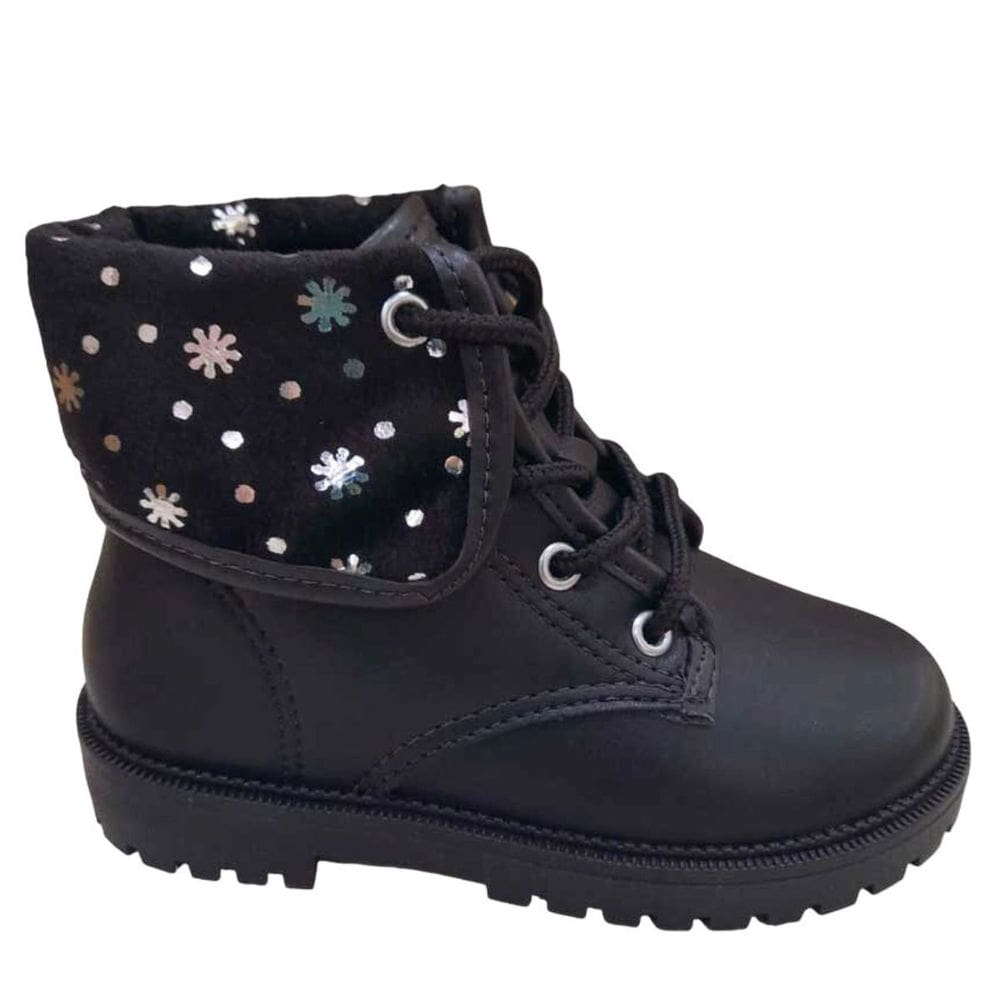 Bota Coturno Infantil Menina Casual com Pelinho Tratorada Molekinha 2126.524