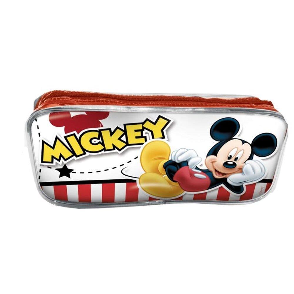 Estojo Escolar Plástico Mickey