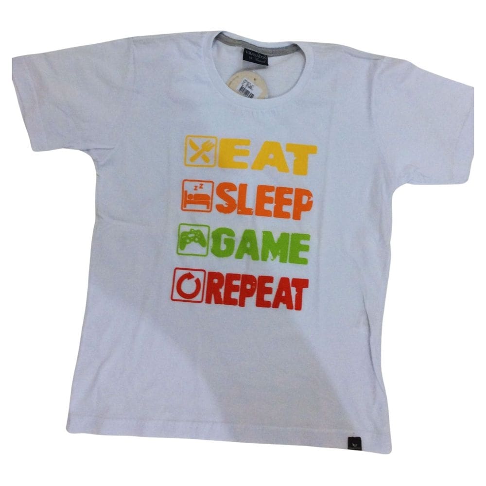 Camiseta Vrasalon Masc Branca Manga Curta