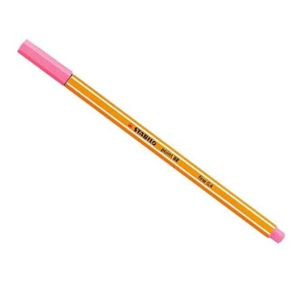 Caneta Hidrográfica Stabilo point 88/56 - Rosa Claro