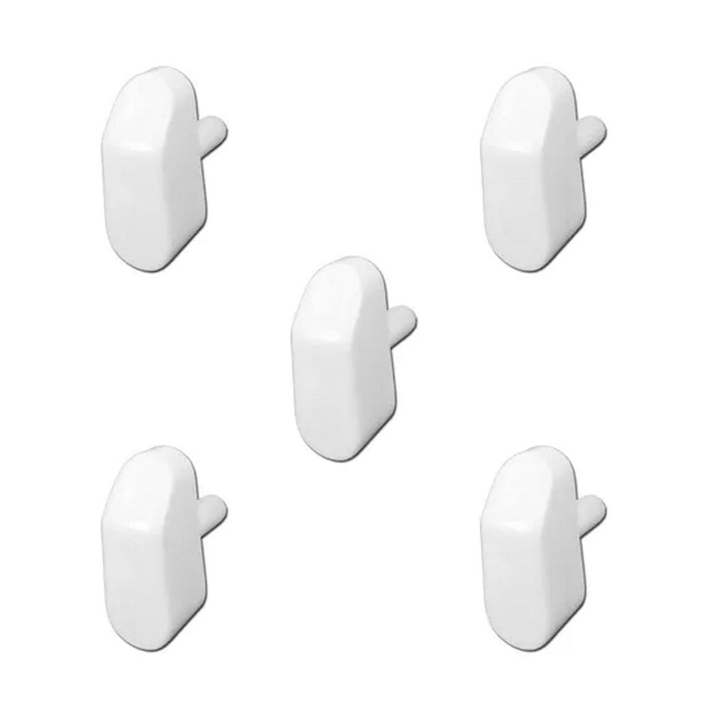 Kit 6 Botão Para Fogão Esmaltec Bahamas Branco