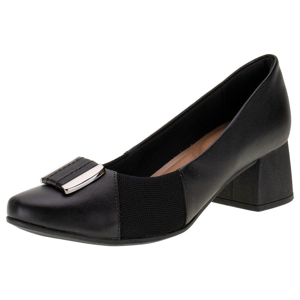Sapato Feminino Salto Grosso Usaflex Ak0303