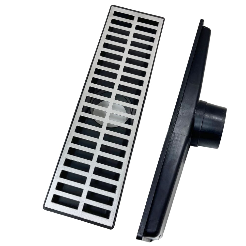 Ralo Pluvial Completo 15x50 Aluminio Saída 75mm