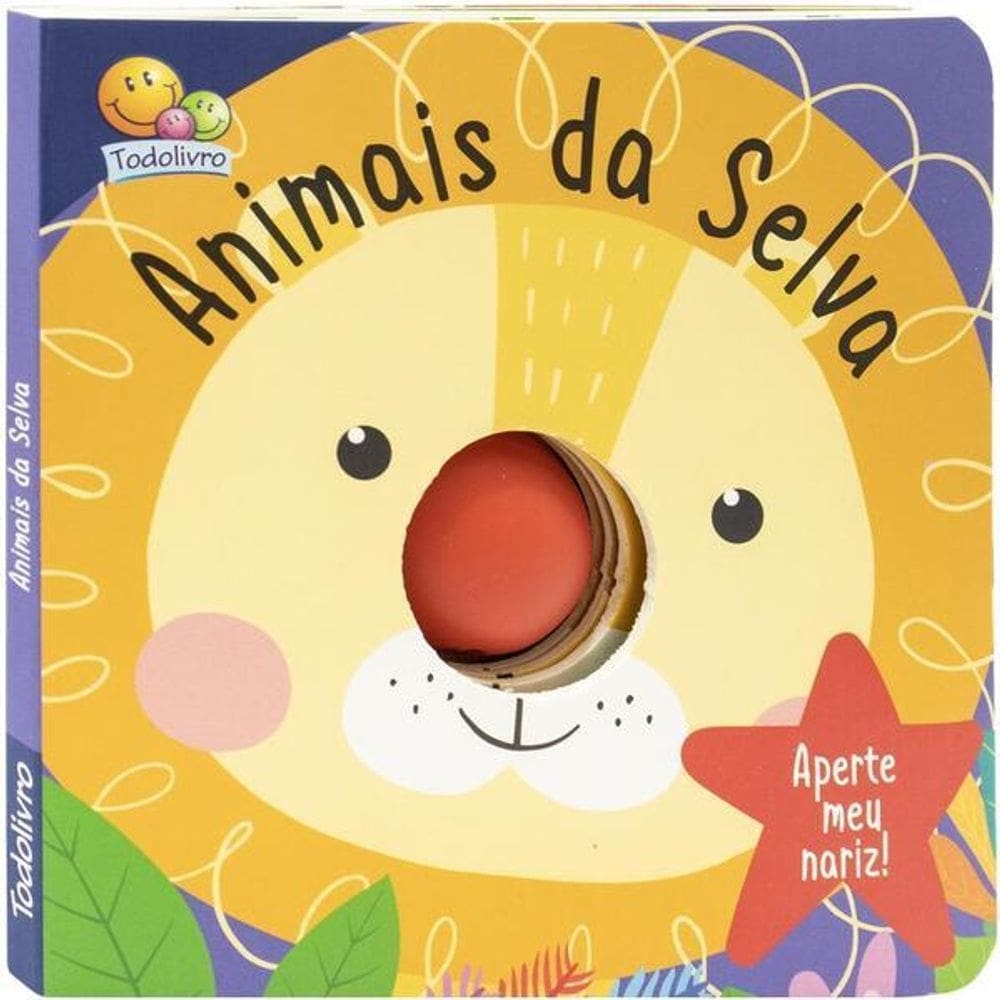 Aperte Meu Nariz! Um Livro-Squeaky: Animais da Selva
