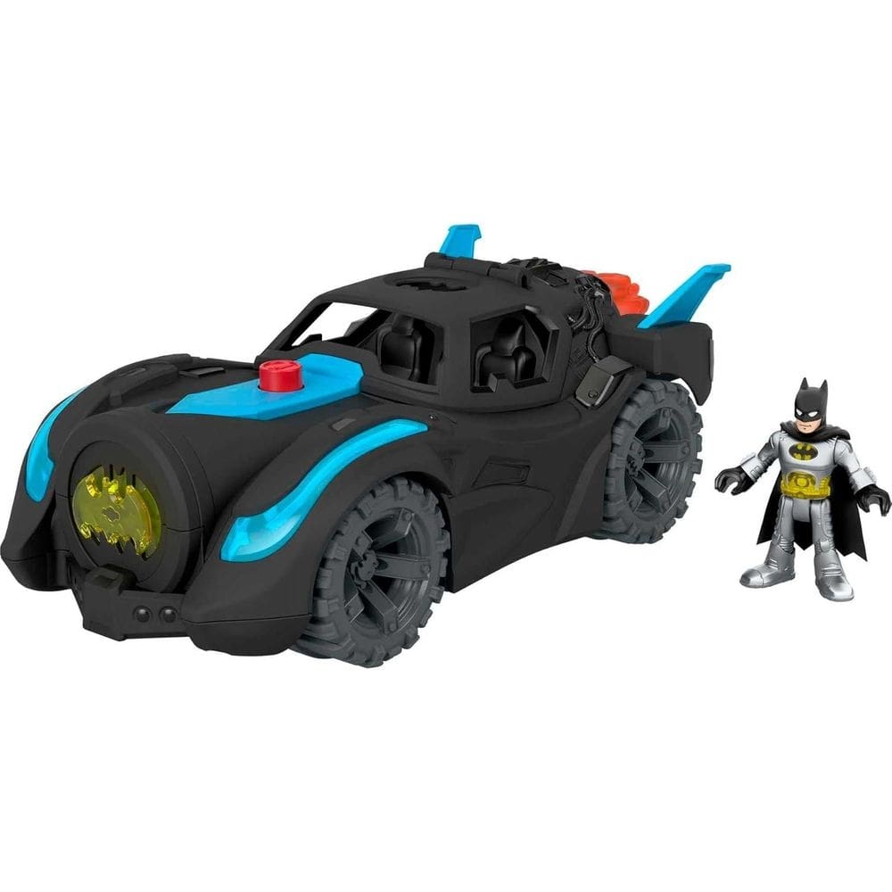 Hgx96 Imaginext Dc Super Friends Figura Batmóvel Bat-Tech Deluxe