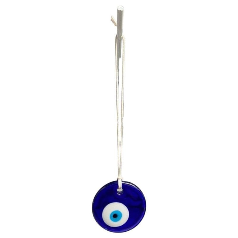 Protetor De Ambiente Olho Grego Azul 5 Cm Em Murano Proteção