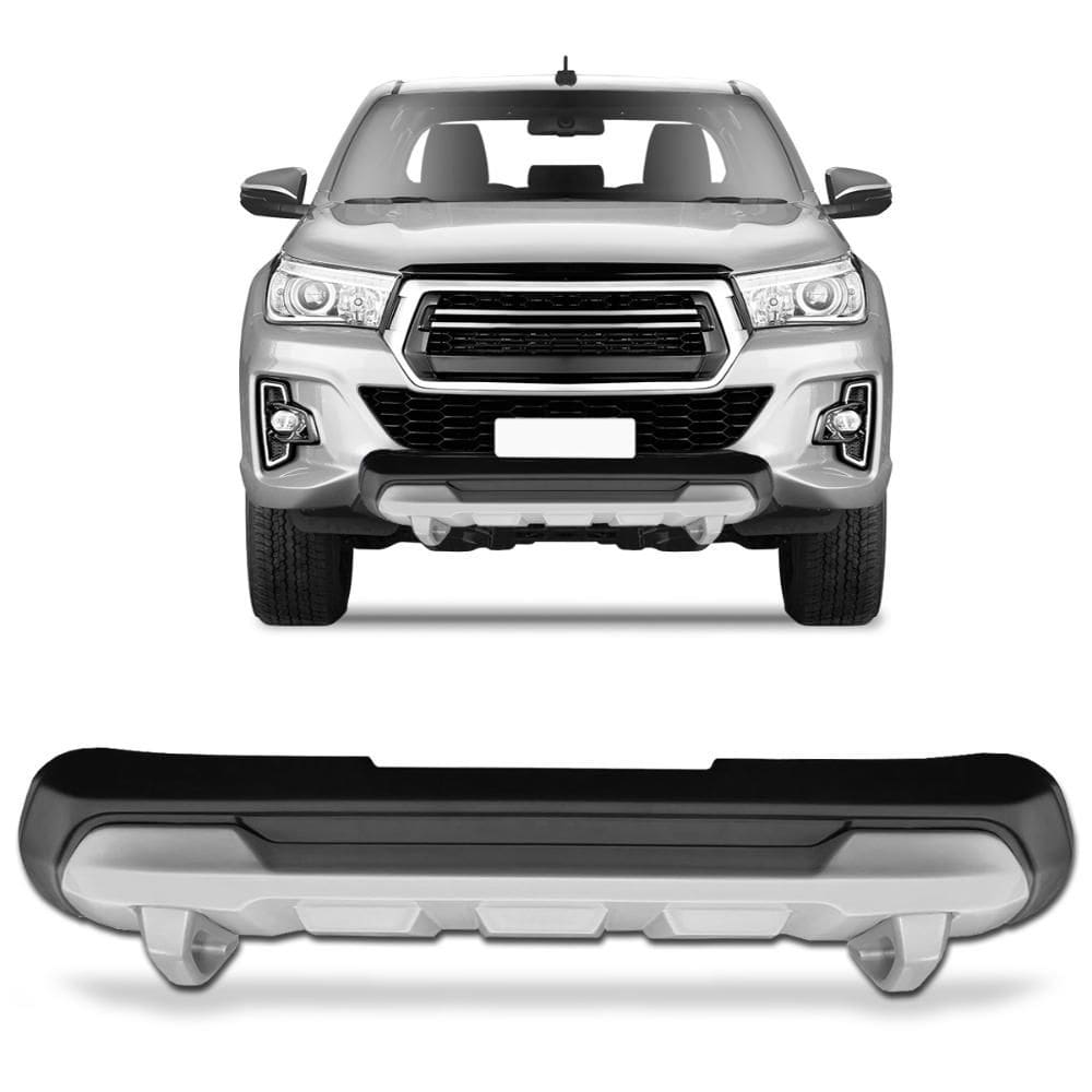 Overbumper Hilux 2019 2020 Front Bumper Prata Dfender
