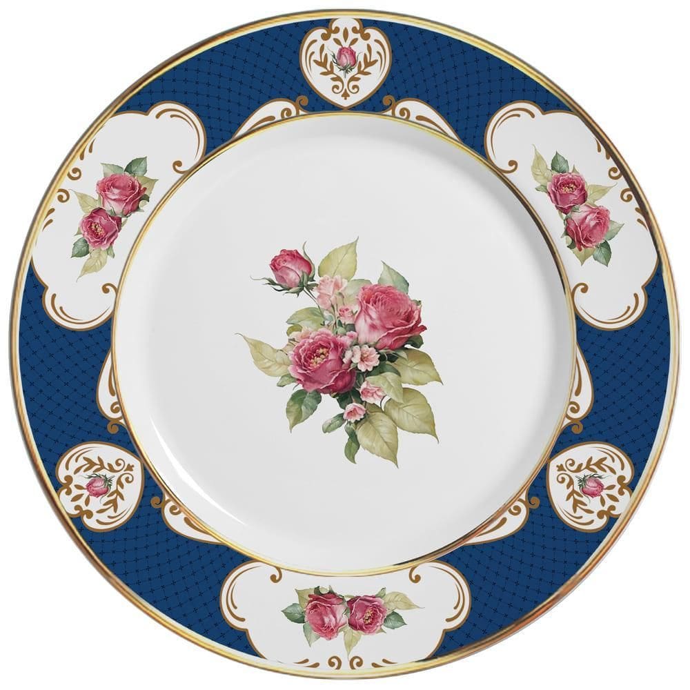 Sousplat Singapura Azul 34 Cm Cerâmica Alleanza