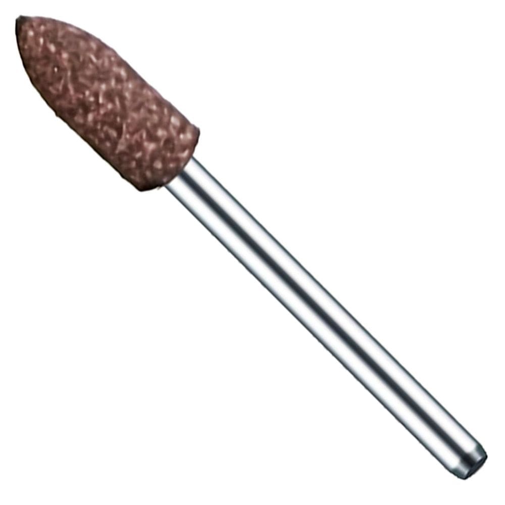 Ponta Montada 5Mm Cônica Borracha Abrasiva Haste 3Mm Dremax