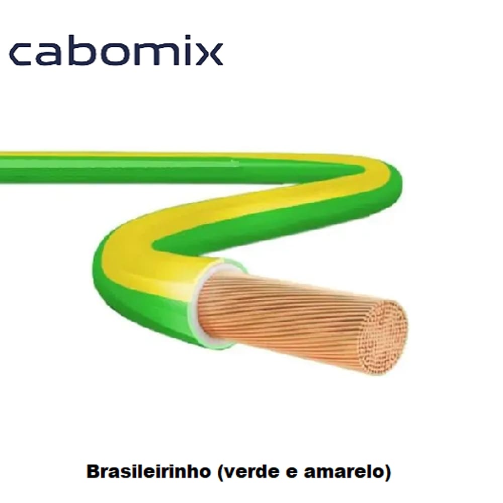 Cabo Flexível 0,75mm rolo 100 metros varias cores Cabomix