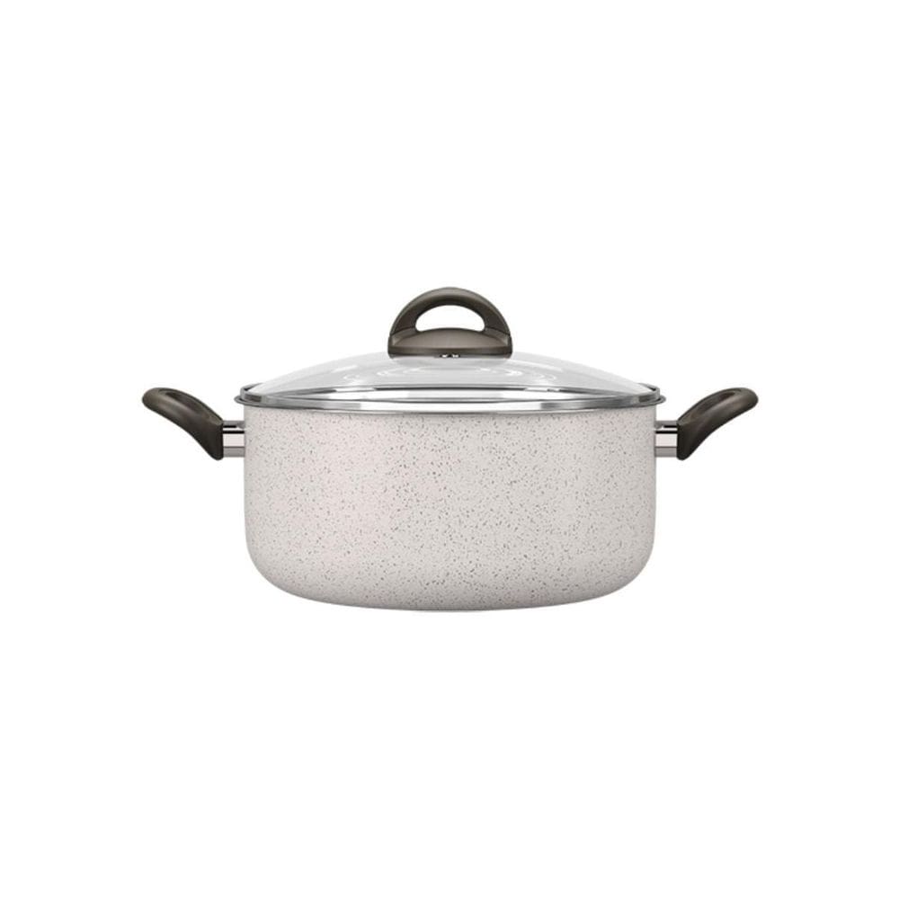 Caçarola Tampa 24 Cm Revestimento Cerâmico Antiaderente
