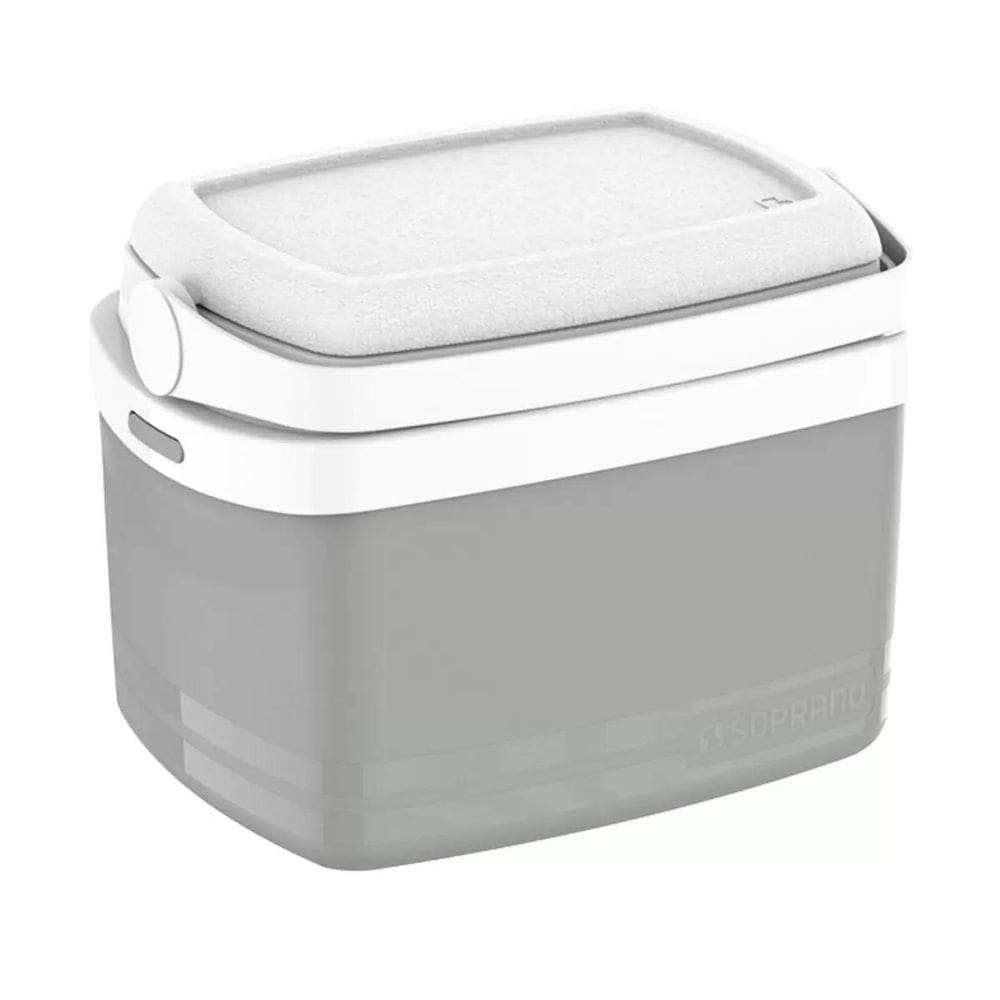 Caixa Térmica Balde Gelo 5 Litros Soprano Cor Cinza