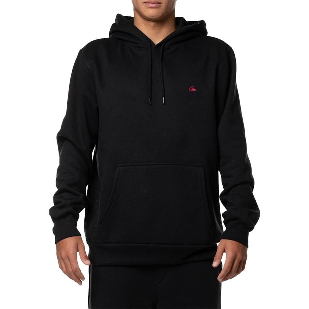 Moletom Quiksilver Canguru Embroidery 280G WT24 Preto