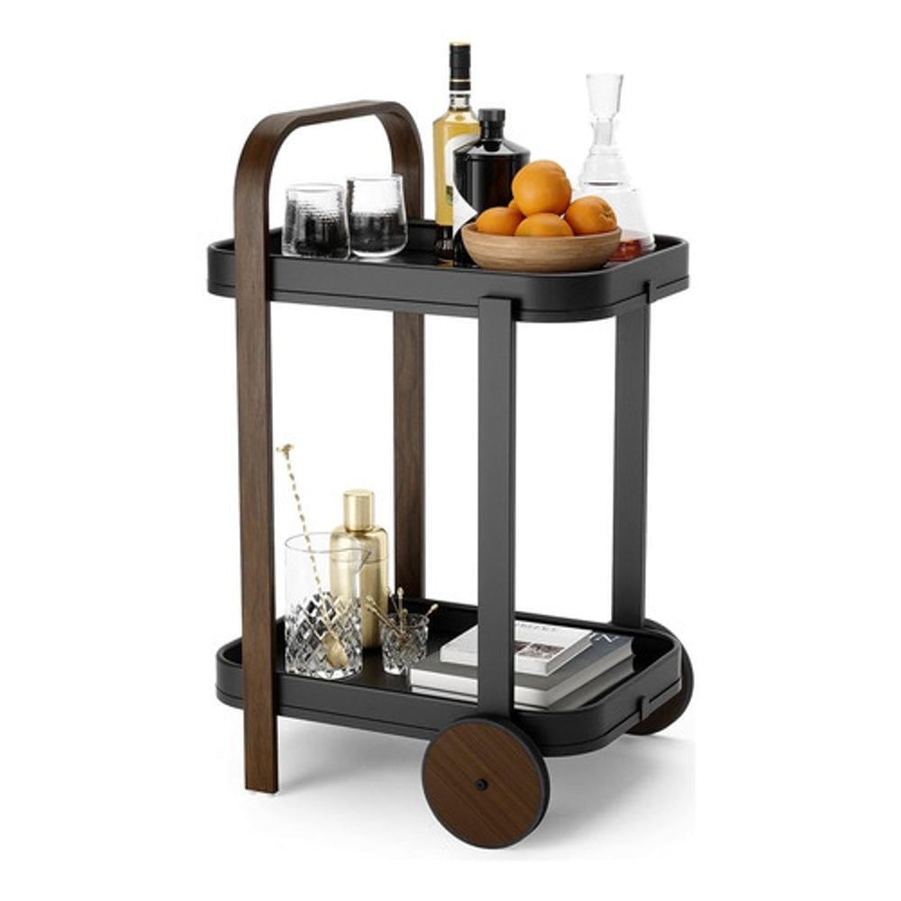 Carrinho Bar Utilitário Multiuso Madeira 53x44x80cm - Umbra