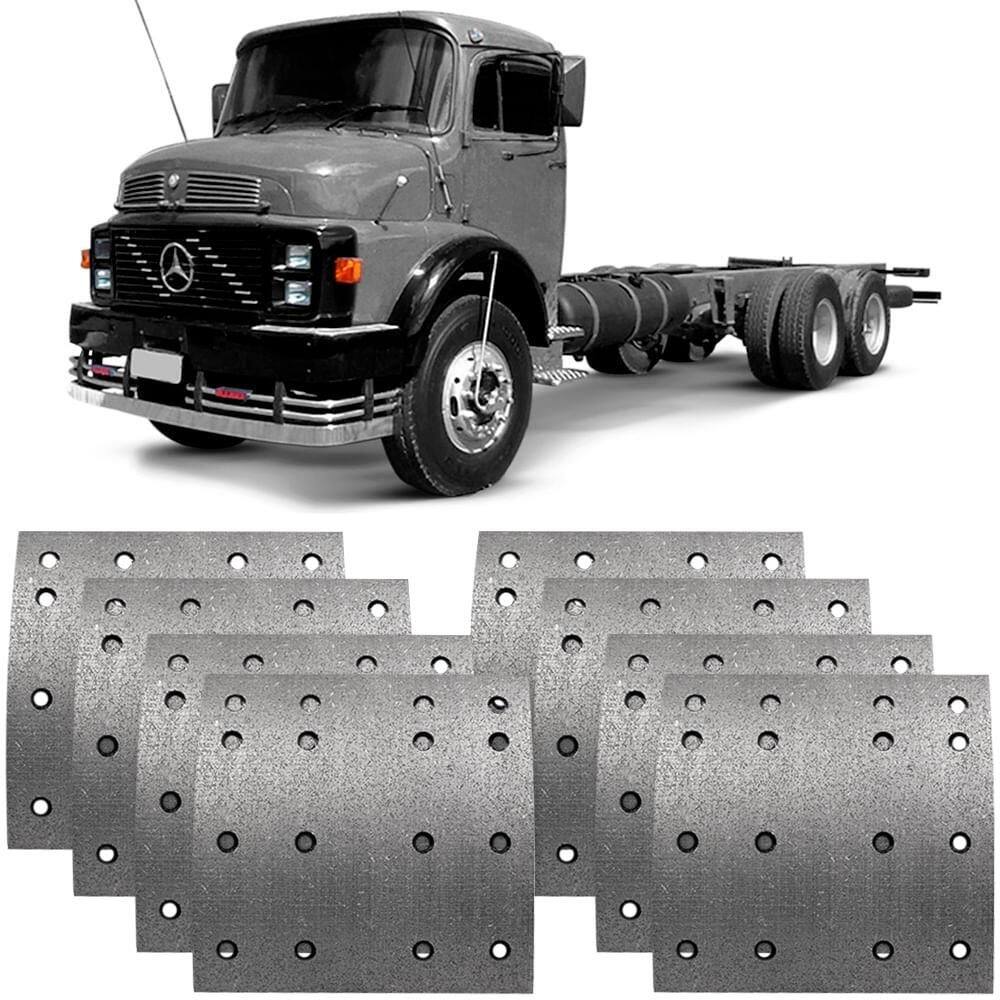 Lona Freio Mercedes Benz L1115 LK1214 Dianteira Traseira