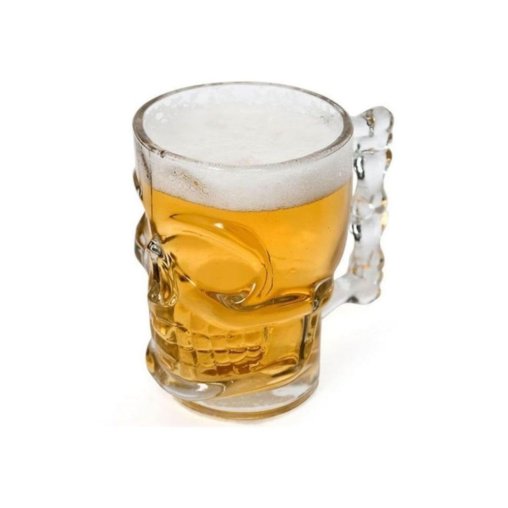 Caneca Chopp Cerveja Caveira Rock Style 510ml - Mundial